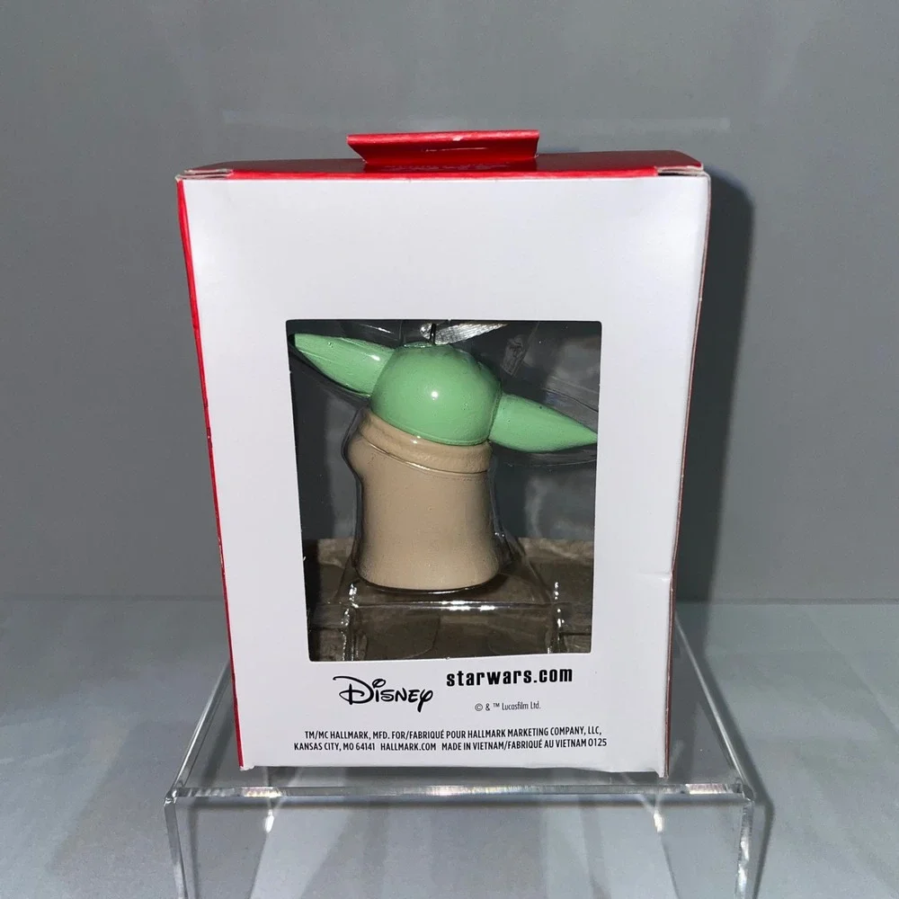 Hallmark Star Wars The Mandalorian Grogu Christmas Tree Ornament Baby Yoda Frog